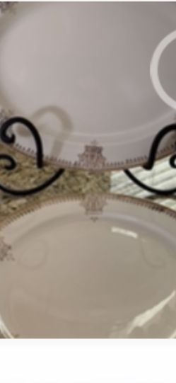 Antique Edwin M Knowles 22 Karat Gold China