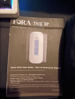 Fora TN'G BP Blood Pressure Monitoring System