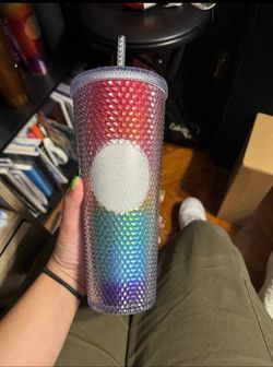 Gay Pride Starbucks Studded Cup