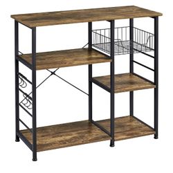 Coffee Cart/Kitchen Storage Shelf  