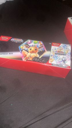 Pokémon Prismatic Evolutions Surprise Box Booster Bundle