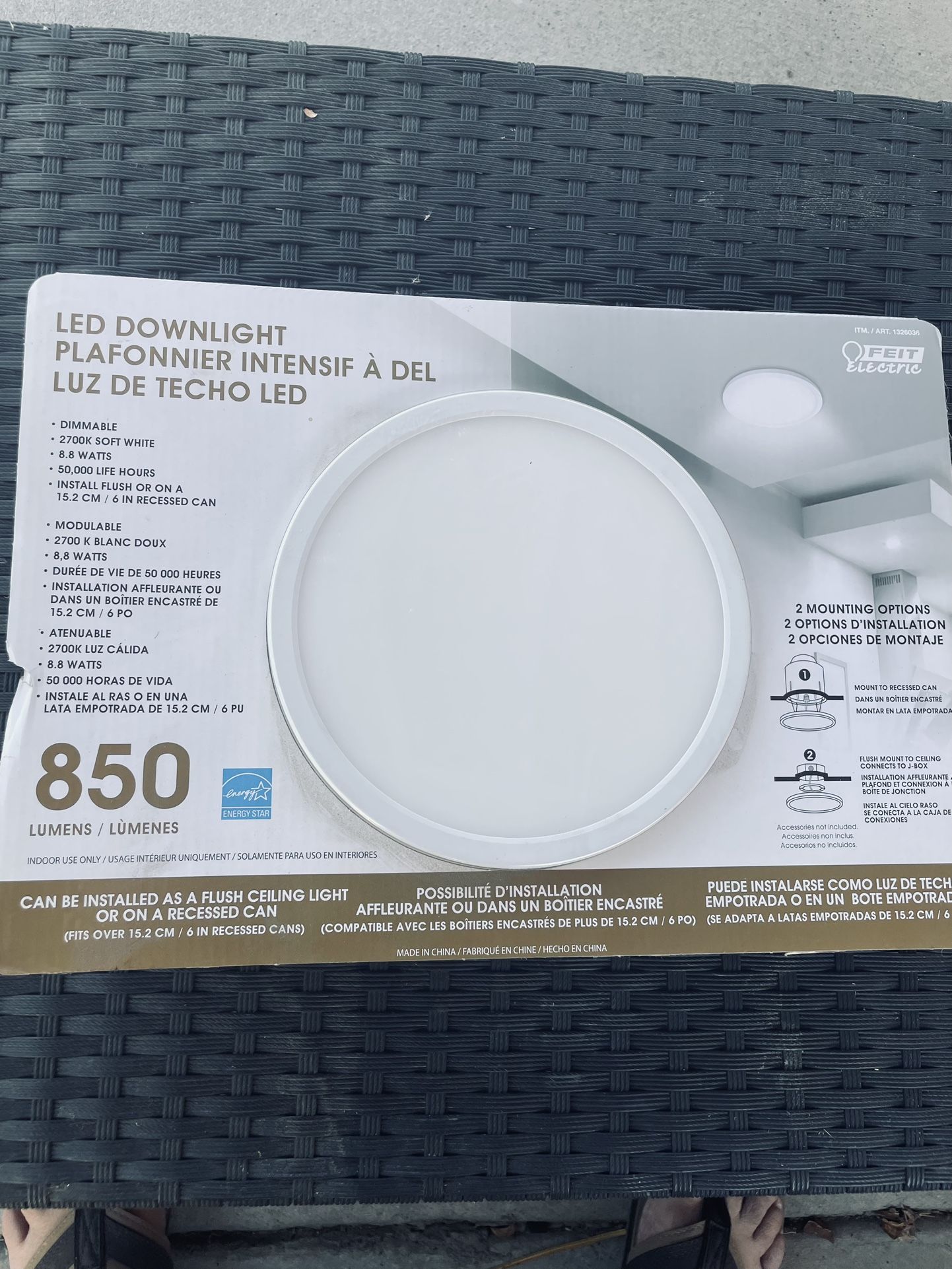 Flush Mount Ceiling Lead Light Fixture