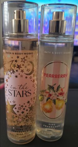 Bath and body sprays, room sprays, body cream, hand sanitizer and candles