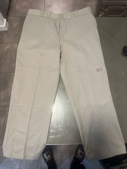 2 Pairs Men’s Dickies Double Knee Work Pants – 40×30 – Khaki & Gray-$20