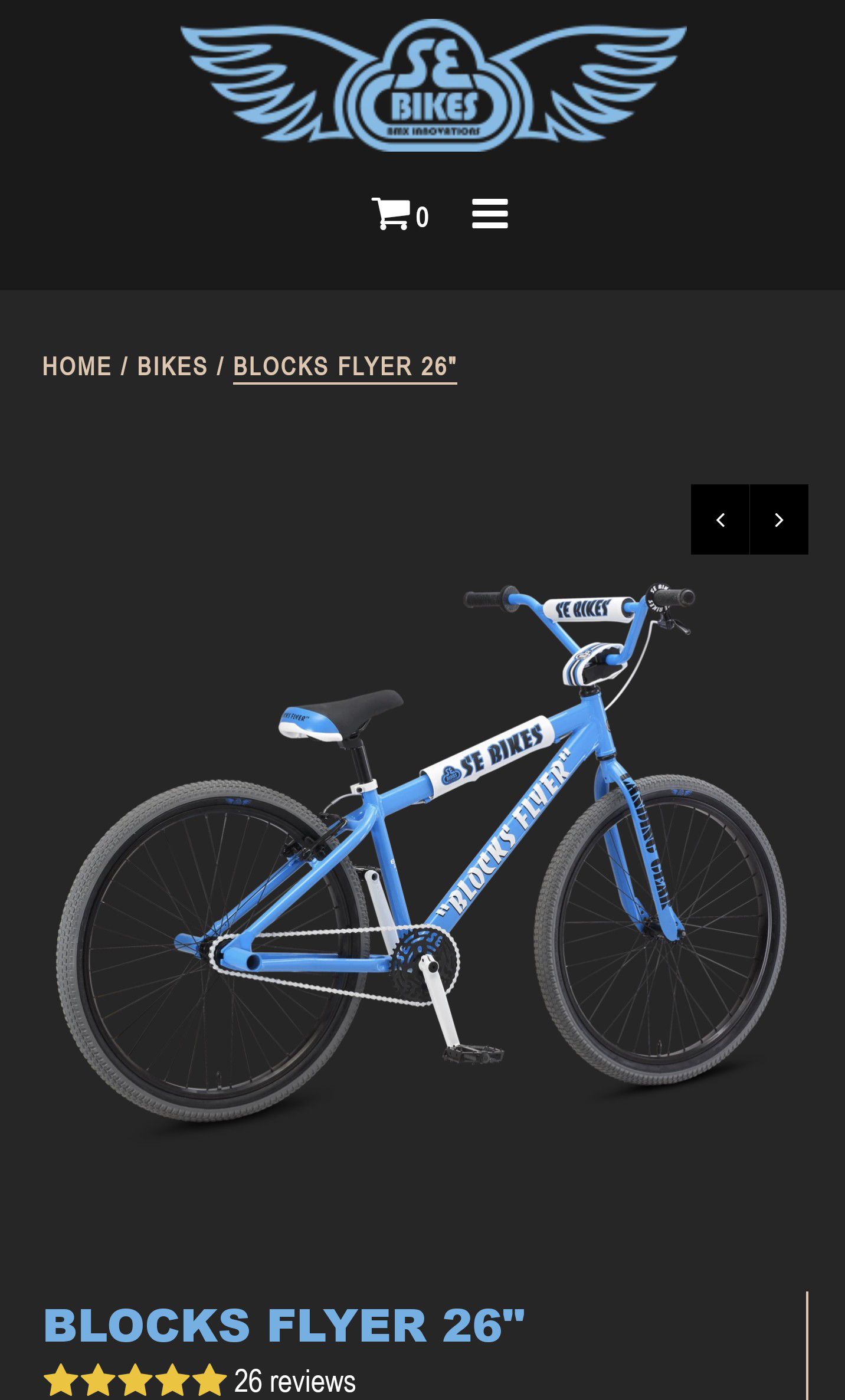 SE Blocks Flyer 26 Inch BMX Bike for Sale in Nesconset, NY - OfferUp