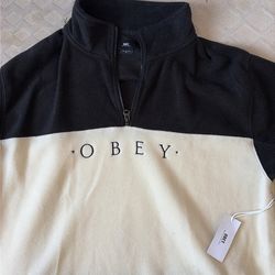 Obey quarter zip
