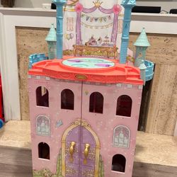 Kidkraft Disney Princess  Wooden Doll House Pink
