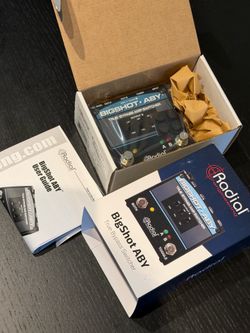 BRAND NEW Radial BigShot ABY True-bypass Switch Pedal