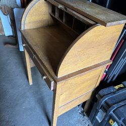 Antique Child Secretary Desk. 