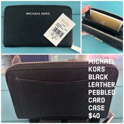 Michael Kors card Leather Card Cases