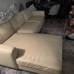 Leather Sofa 