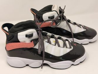 Air Jordan 6 Rings GS Red Stardust Vapor Green DV3178-101 Youth 5Y / Women's 6.5 NWOB