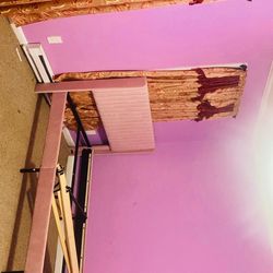Pink full bed