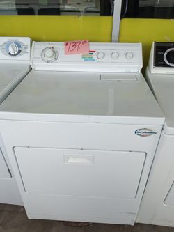 Whirlpool Dryer white heavy duty super size excellent . .Warranty . Delivery available . 2203 Fowler st. Ft. Myers 33901