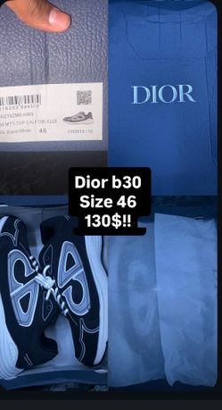 Dior b30 black n white size 46