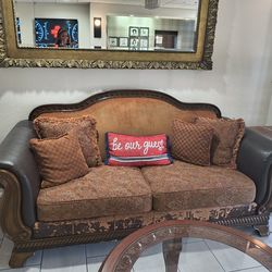 Victorian sofa And Loveseat