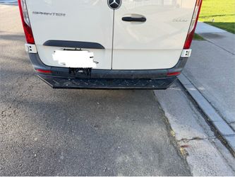 Sprinter van rear step/seat.