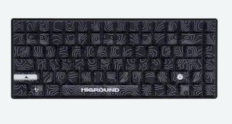 Higround - Basecamp 75+ 75% Wired Mechanical Lubed TTC Milky Switch Gaming Keyboard with RGB Backlighting - BLACKICE