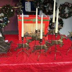 Solid Brass Sleigh Decoration