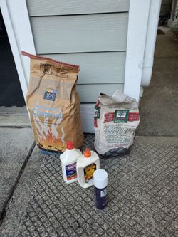 Assorted grill fuel