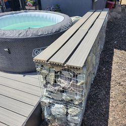Patio Outdoor Bench 4'x1.5'x1.5'