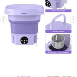 Mini Folding Washing Machine