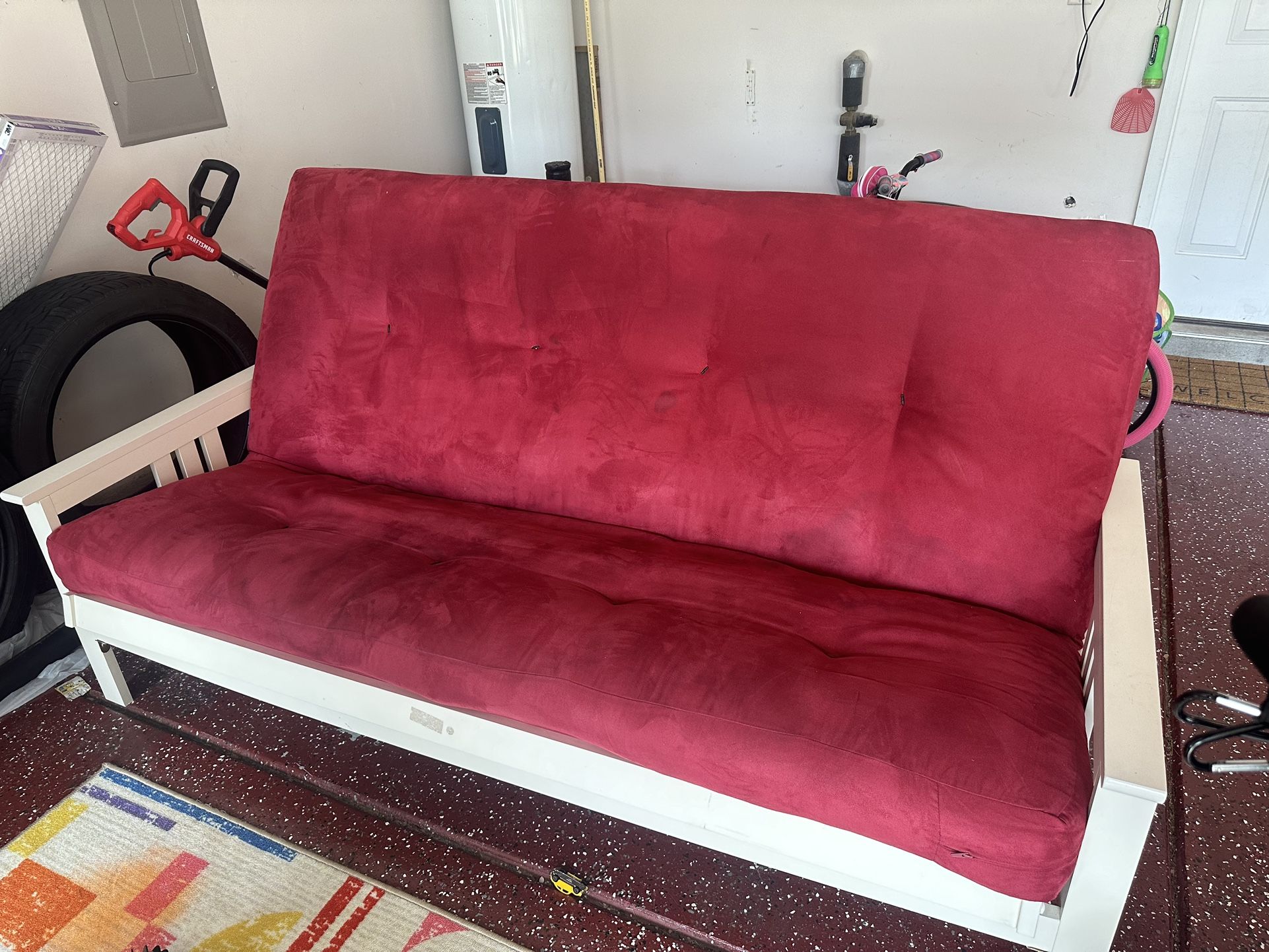 Futon - Lays Out To Full Size Bed