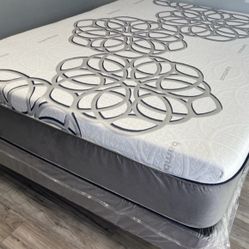 Queen Sky Comfort Bamboo Cool Gel Memory Foamm Matres!!