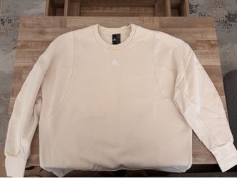 Adidas Men's Internal Crew Pullover Sweatshirt - Wonder White (XL)