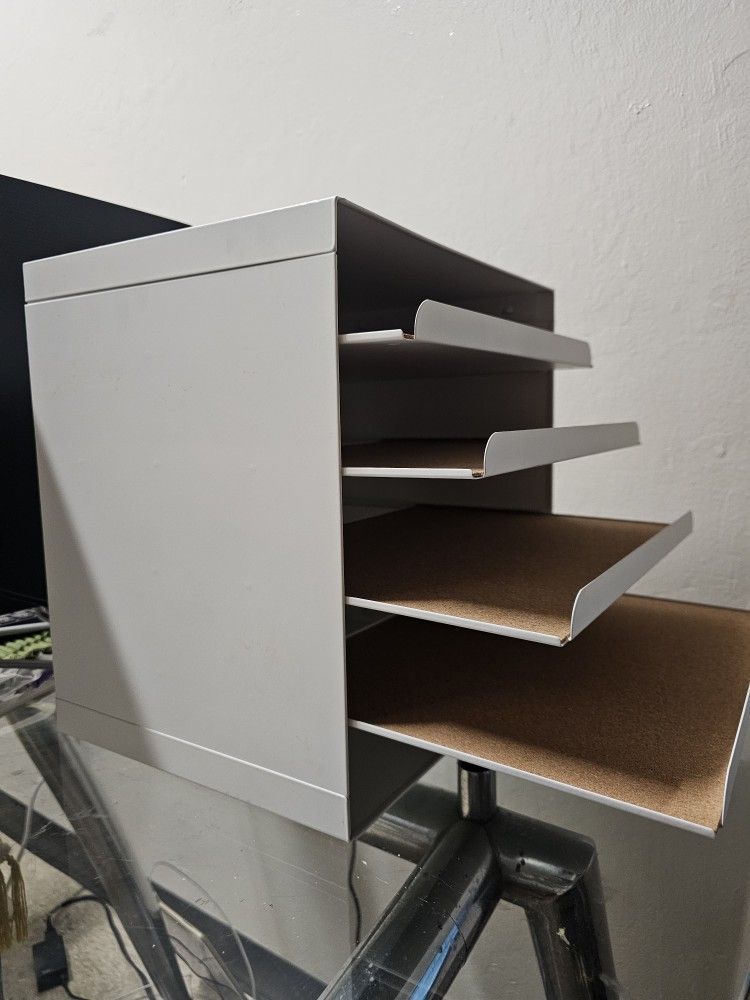 FREE!! White File Tray Shelves