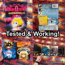 Metropolis (DVD, 2002, 2-Disc Set, DVD plus Pocket DVD) TESTED & WORKING!