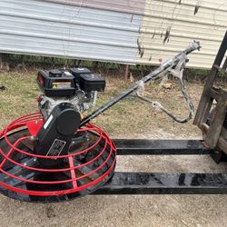 New* Gas Powered Concrete Trowel. 35”