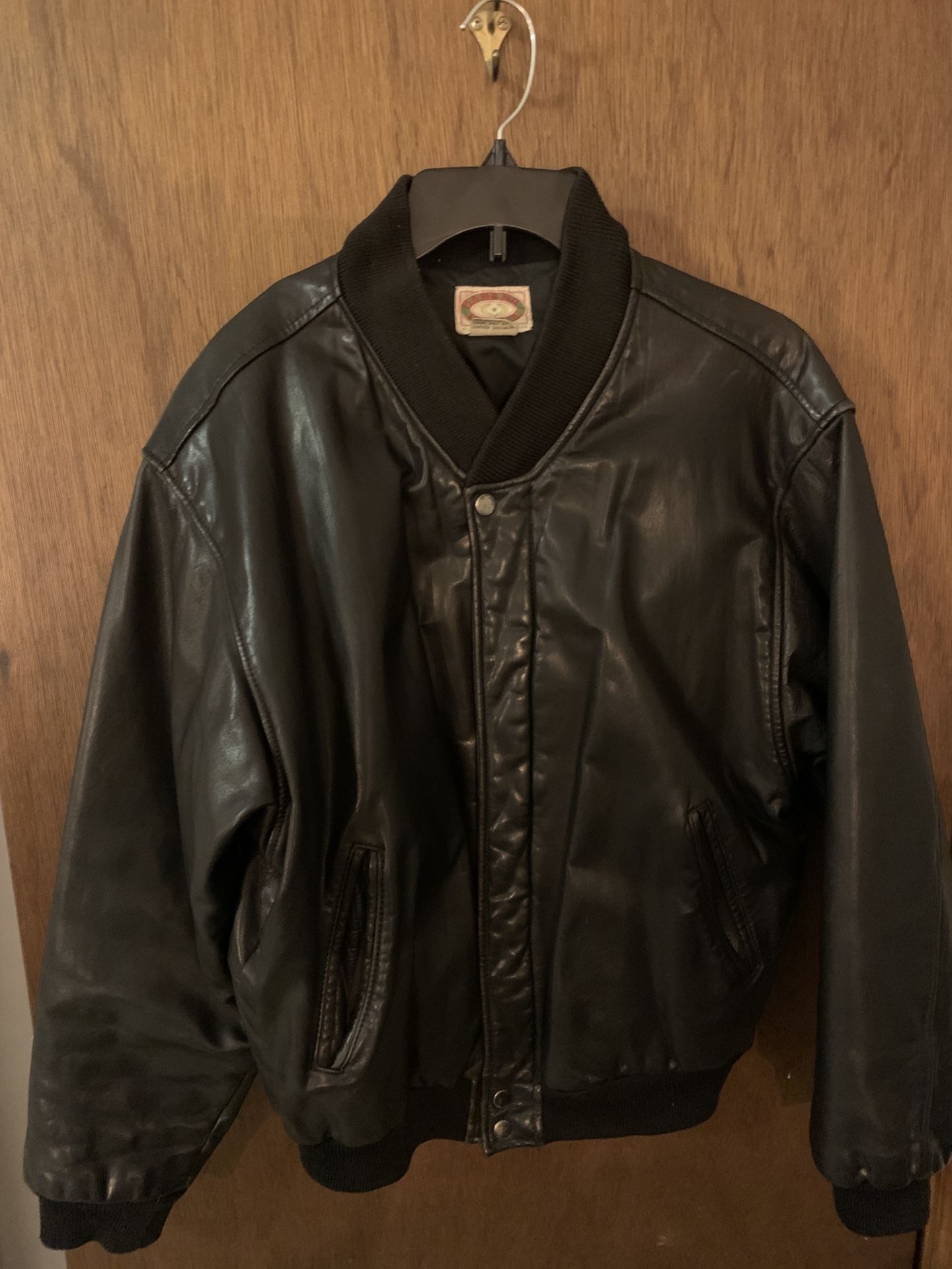 Vintage banana republic leather jacket top