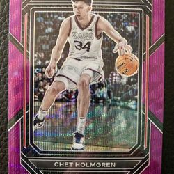 Chet Holmgren 2023 Panini Prizm Draft Picks #76 PURPLE WAVE PRIZM! THUNDER! 