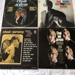 Chad & Jeremy, Lot Of 4 Vinyl LP’s - see Photos For Titles