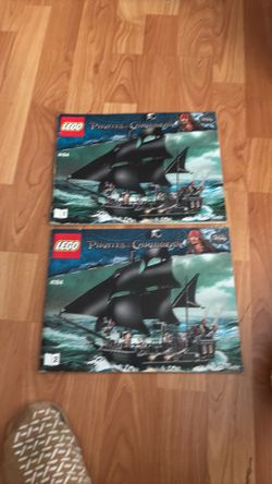Lego, black, pearl instruction manuals