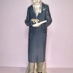 Fabulous Nao Lladro Spain The Rabbi Modern 12” Porcelain Figurine Nice!