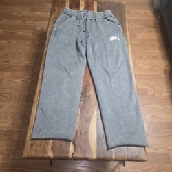 YoungLA Men's Black Washed Joggers