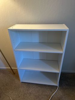Open three-level shelf