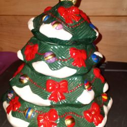 Christmas Tree Cookie Jar 