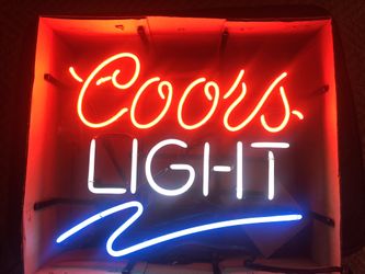 Neon Sign - Coors Light