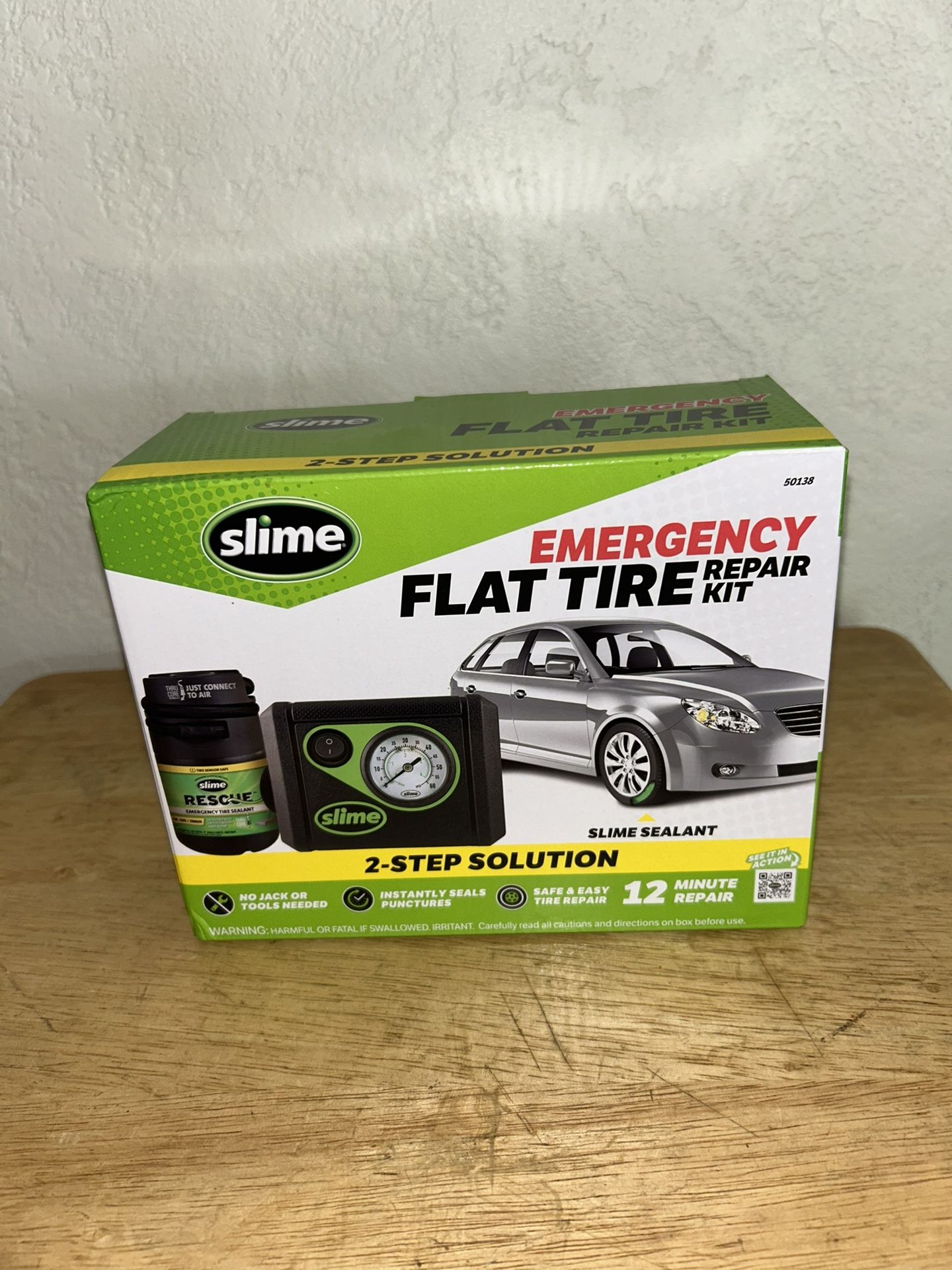SLIME EMERGENCY FLAT TIRE REPAIR KIT CHECK OUT MY PROFILE FOR MORE GREAT ITEMS