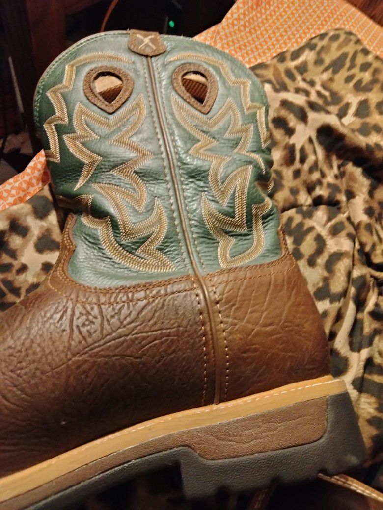 Cowboy  Boots Steel Toe