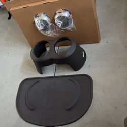 WeatherTech Double High Pet Feeding System - Elevated Dog/Cat Bowls 