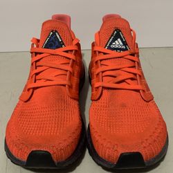 Adidas Ultraboost 20 Ultra Boost Solar Red Orange NASA ISS FV8451 Men’s Sz 10.5