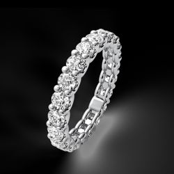20 Pointer Natural Diamond Eternity Band 