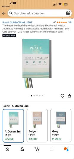 The Peace Method guided journal