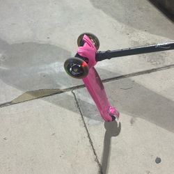 Girl Scoter With Light 