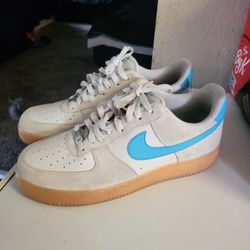 Nike Air Force 1 Low '07 LV8 Phantom Baltic Blue Size 11.5 $50 NO BOX 