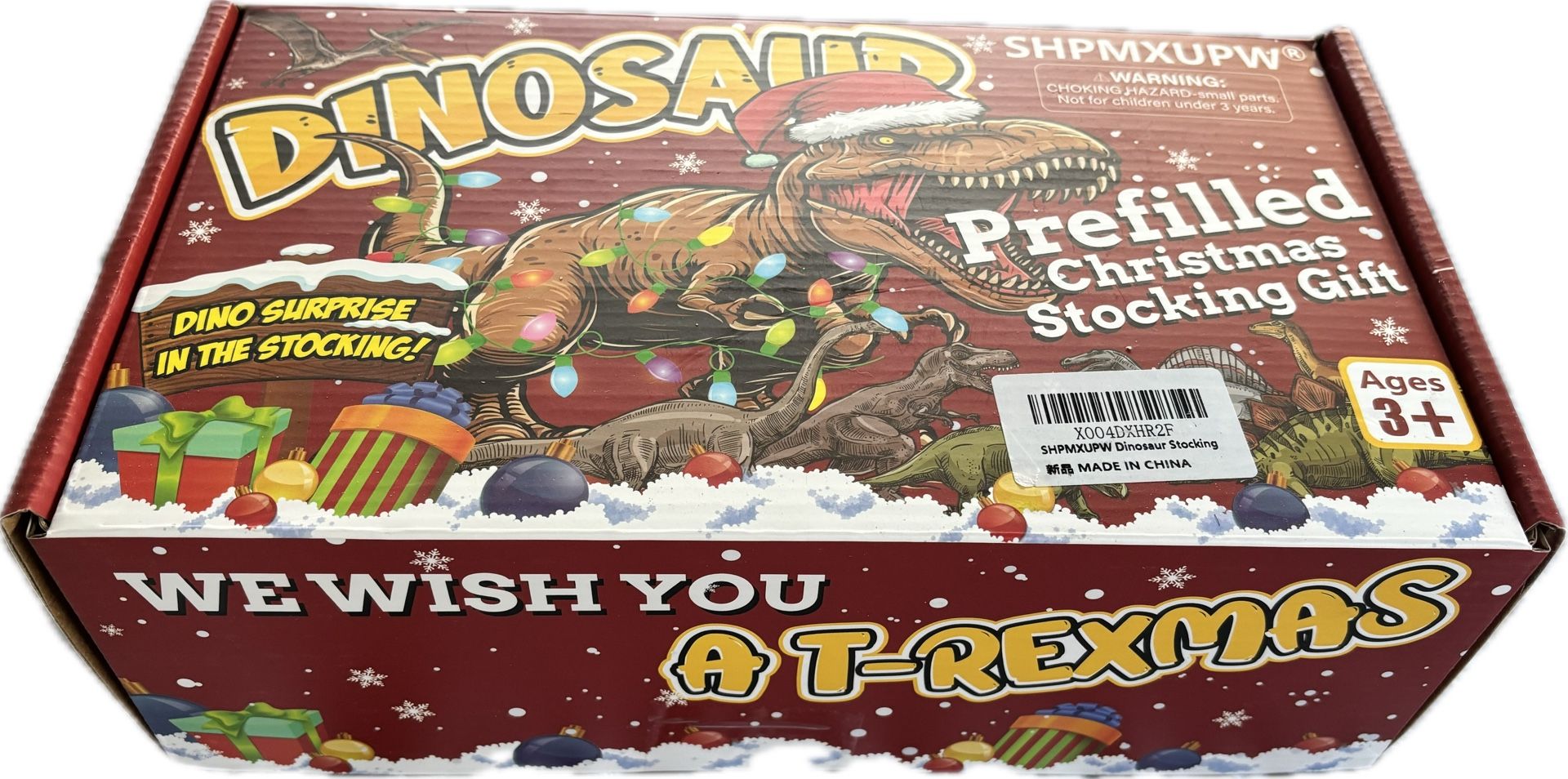 Dinosaur Prefilled Christmas Gift